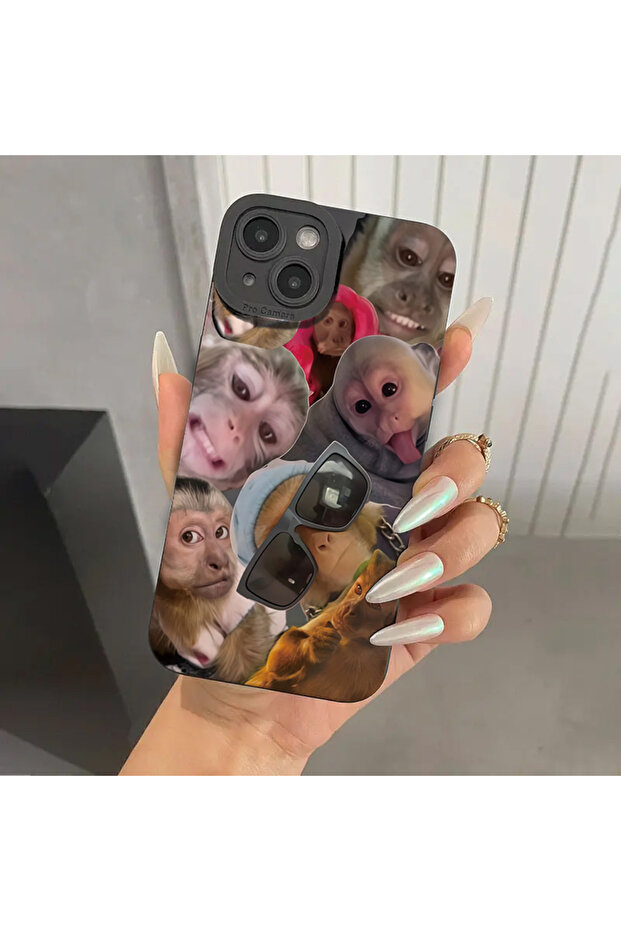 غلاف هاتف جديد بتصميم قرد إبداعي لهاتف iPhone 13 1، لهاتف iPhone 11 12 13 14 15 16 Pro Max XS X XR