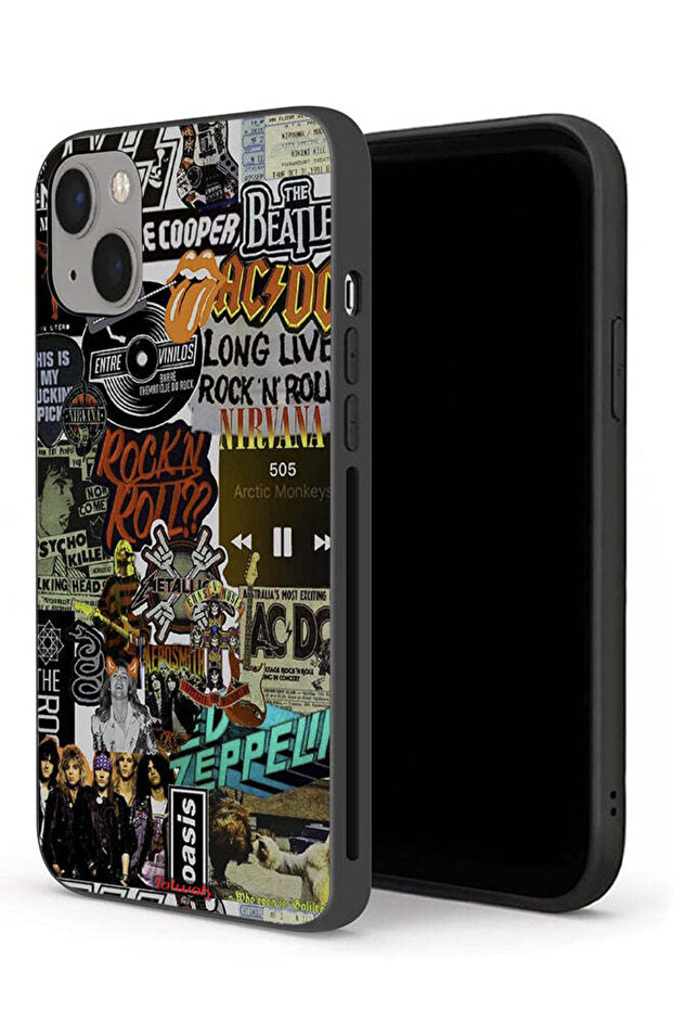 جراب حماية لجهاز Apple iPhone 13 mini، تحيا موسيقى الروك آند رول
