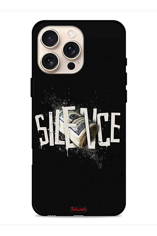 غطاء حماية لجهاز Apple iPhone 16 Pro Max - صامت