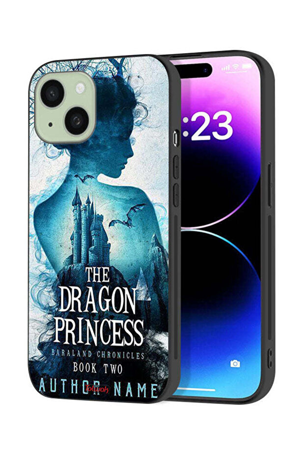 غطاء حماية لجهاز Apple iPhone 15 Plus بتصميم أميرة التنين