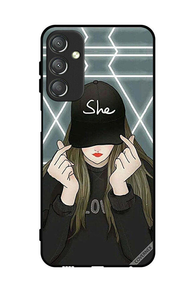 غطاء حماية لهاتف سامسونج جالاكسي A24 4G She On Cap