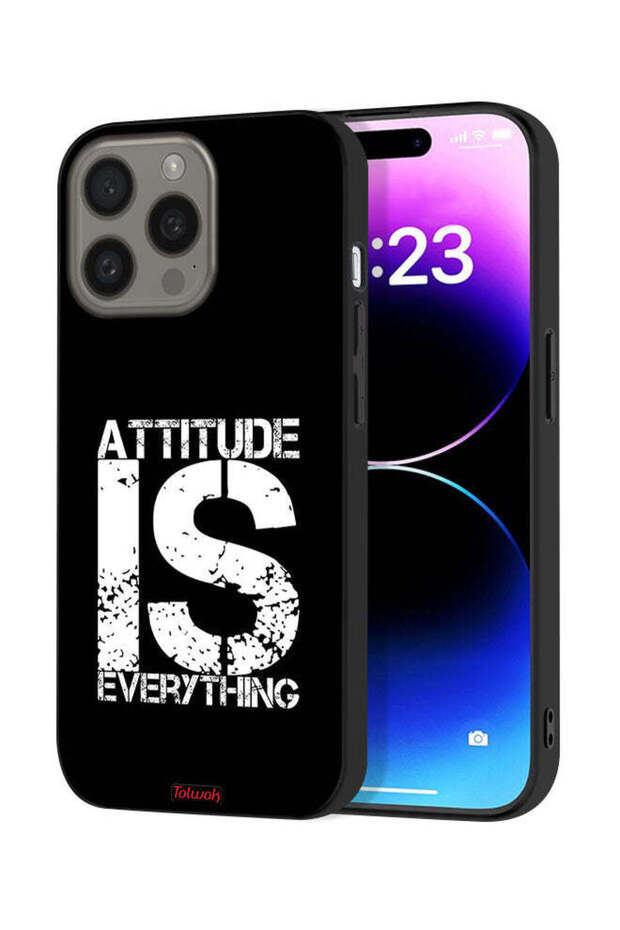 غطاء حماية لجهاز Apple iPhone 15 Pro Max - Attitude Is Everything