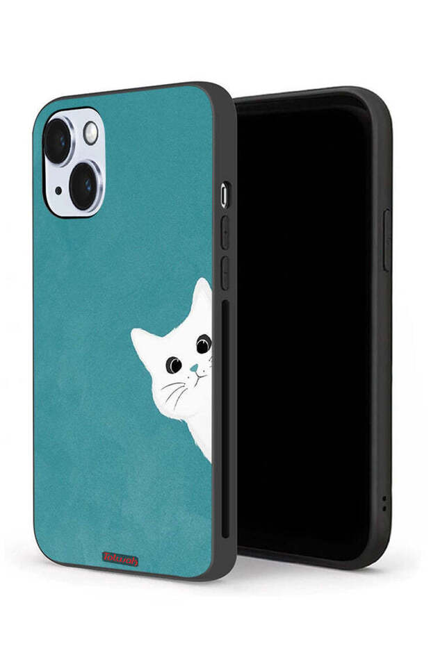 Apple iPhone 14 Plus Protective Case Cat Appearing - 1