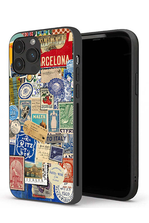 Apple iPhone 13 Pro Max Protective Case Stickers Of Different Cities