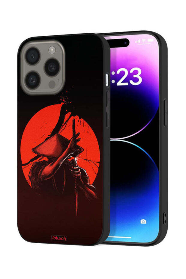 غطاء حماية لجهاز Apple iPhone 15 Pro Max بتصميم محارب السيف