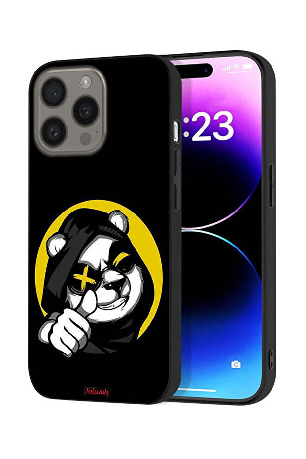 غطاء حماية لجهاز Apple iPhone 15 Pro بتصميم قطة مارشميلو لطيفة