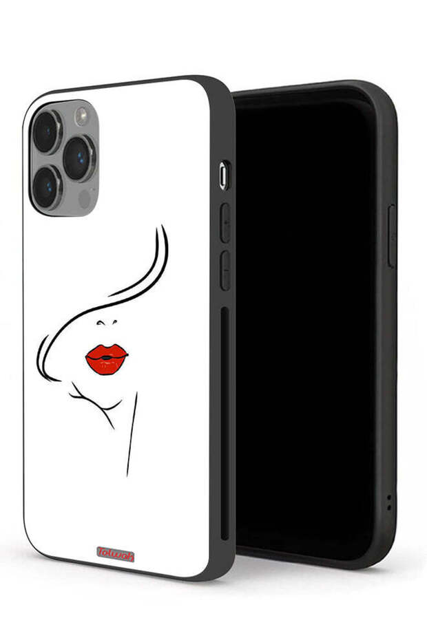 جراب حماية لجهاز Apple iPhone 14 Pro Max بتصميم وجه فتاة