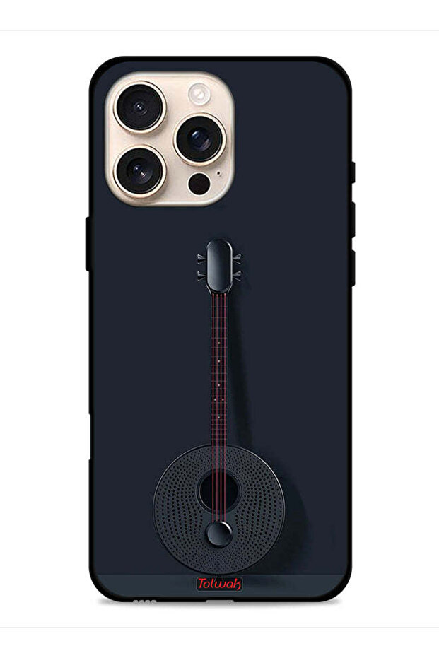 غطاء حماية لجهاز Apple iPhone 16 Pro Max بتصميم جيتار