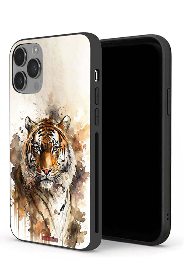 غطاء حماية لجهاز Apple iPhone 14 Pro Max بنقشة الفهد التجريدي