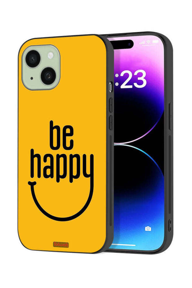 Apple iPhone 15 Plus Protective Case Cover Be Happy