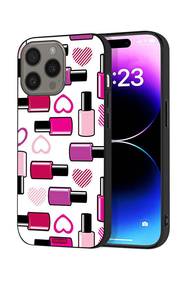 غطاء حماية لجهاز Apple iPhone 15 Pro - محبو أحمر الشفاه