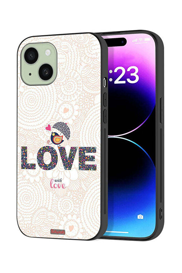 Apple iPhone 15 Plus Protective Case Cover Love With Love