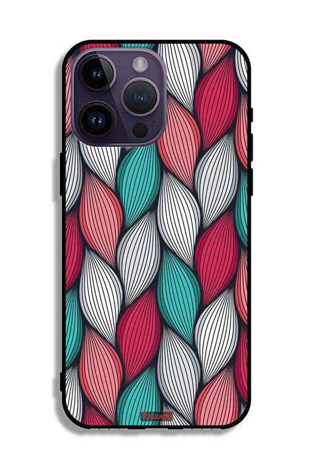 Apple iPhone 14 Pro Max Protective Case Feather Pattern - 2