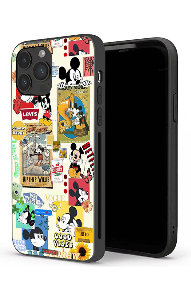Apple iPhone 13 Pro Max Protective Case Chose Happy And Stickers