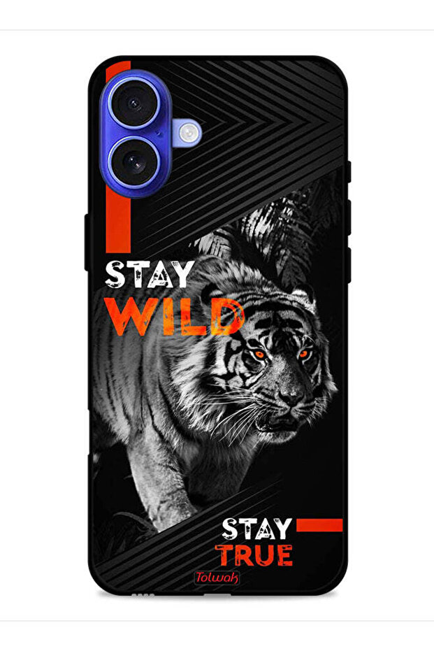 غطاء حماية لجهاز Apple iPhone 16 Plus - Stay Wild Stay True