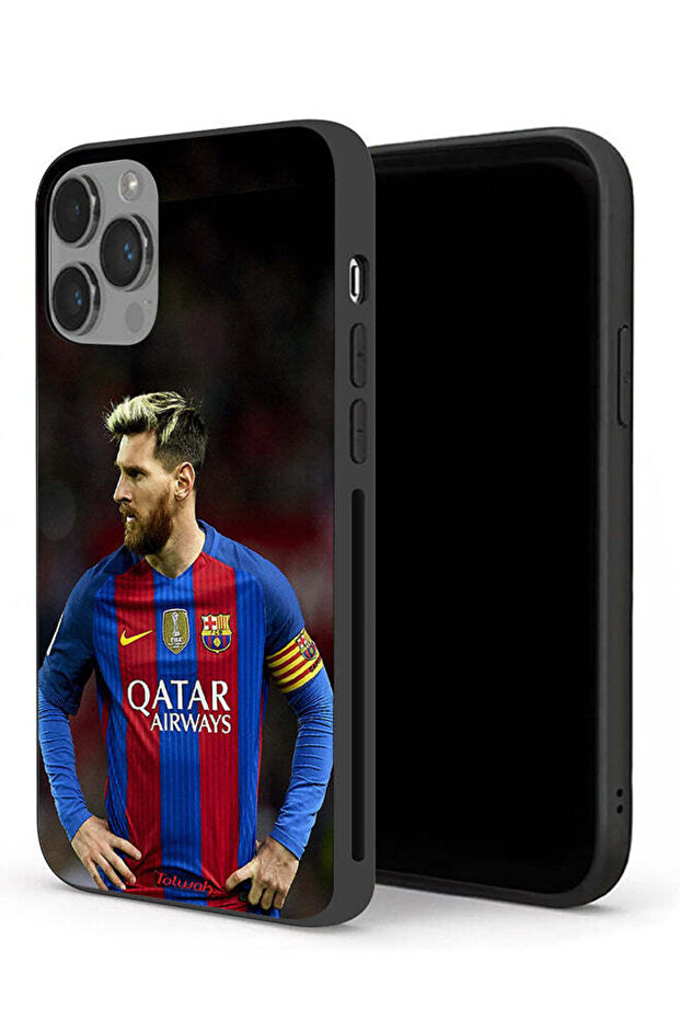 جراب حماية لهاتف Apple iPhone 14 Pro Max ميسي برشلونة