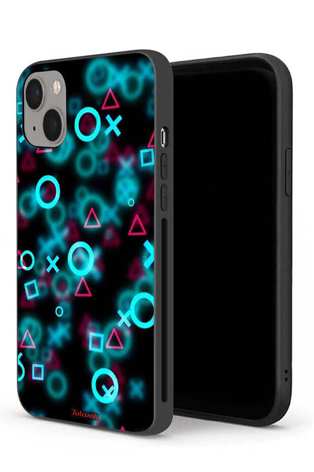 جراب حماية لجهاز Apple iPhone 13 mini بأيقونات لعبة الحبار صغيرة