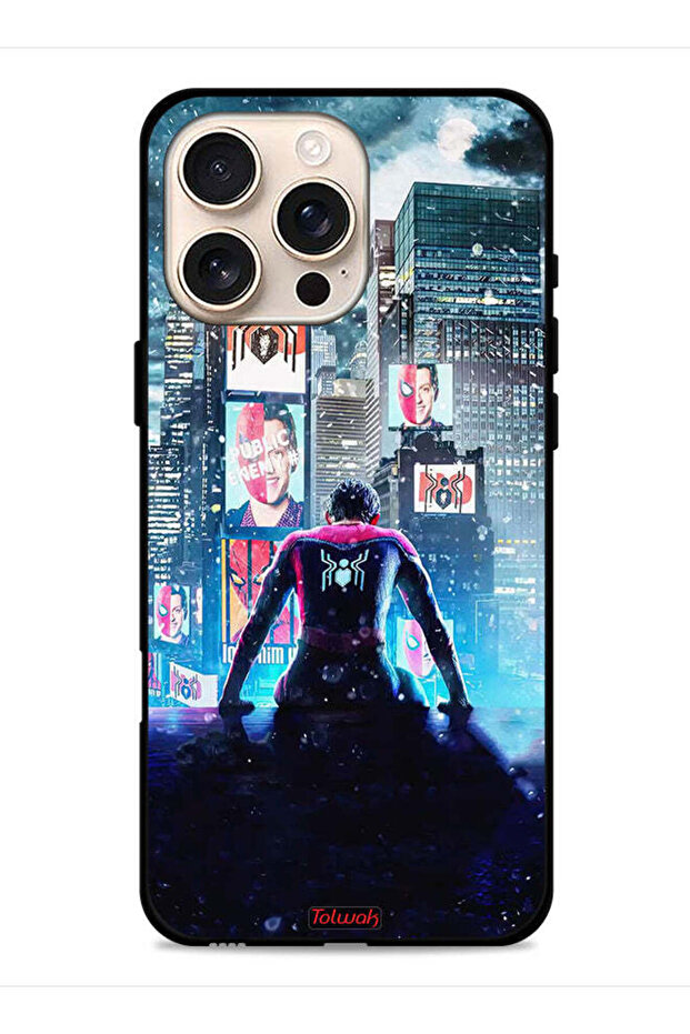 غطاء حماية لجهاز Apple iPhone 16 Pro Max Spider Man