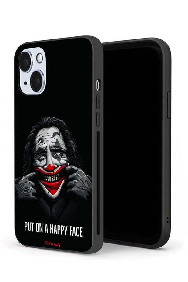 غطاء حماية لجهاز Apple iPhone 14 Plus بوجه سعيد