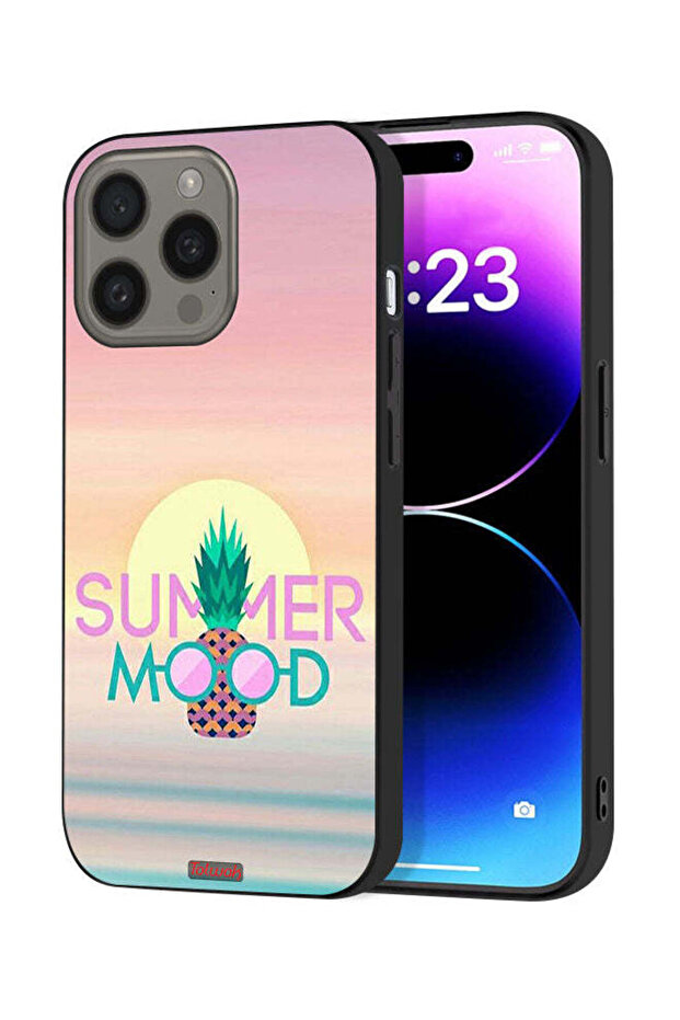غطاء حماية لجهاز Apple iPhone 15 Pro Max - مزاج صيفي