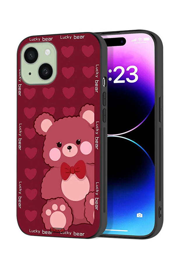 Apple iPhone 15 Plus Protective Case Cover Lucky Bear