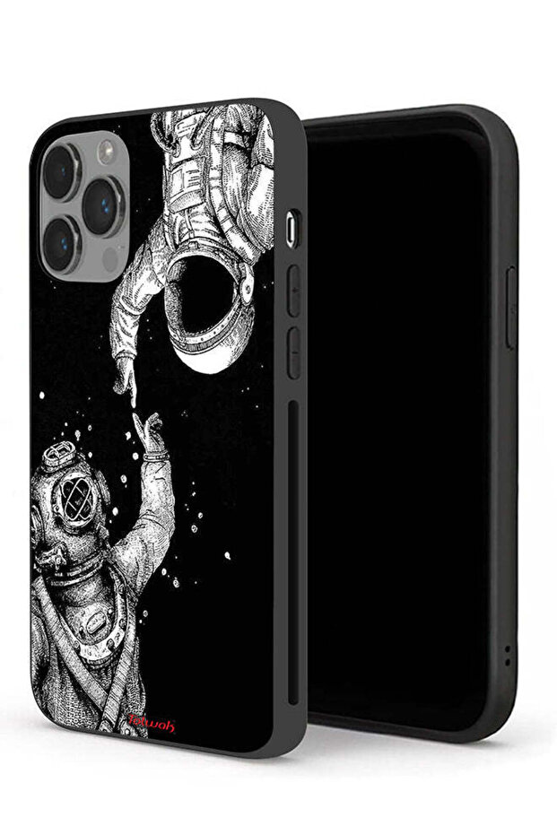 جراب حماية لجهاز Apple iPhone 14 Pro بتصميم رواد الفضاء - 1