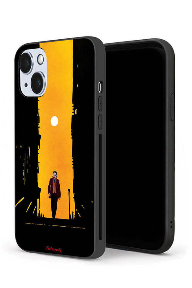 جراب حماية لجهاز Apple iPhone 14 Plus، رسم تجريدي رقمي للجوكر