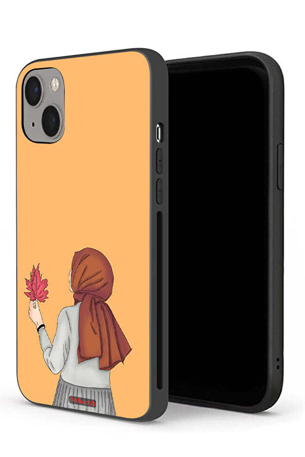 غطاء حماية لجهاز Apple iPhone 13 mini يحمل ورقة شجر