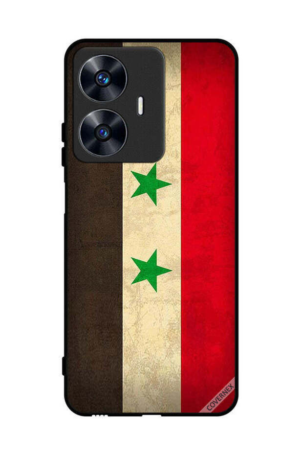 غطاء حماية لهاتف Realme C55 - علم سوريا