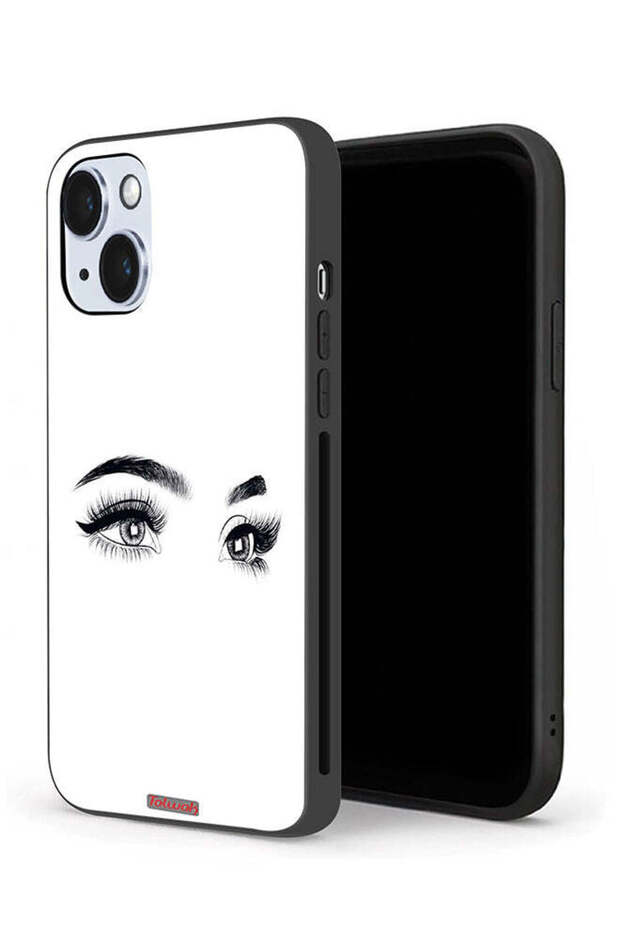 جراب حماية لجهاز Apple iPhone 14 Plus برسومات عيون فنية
