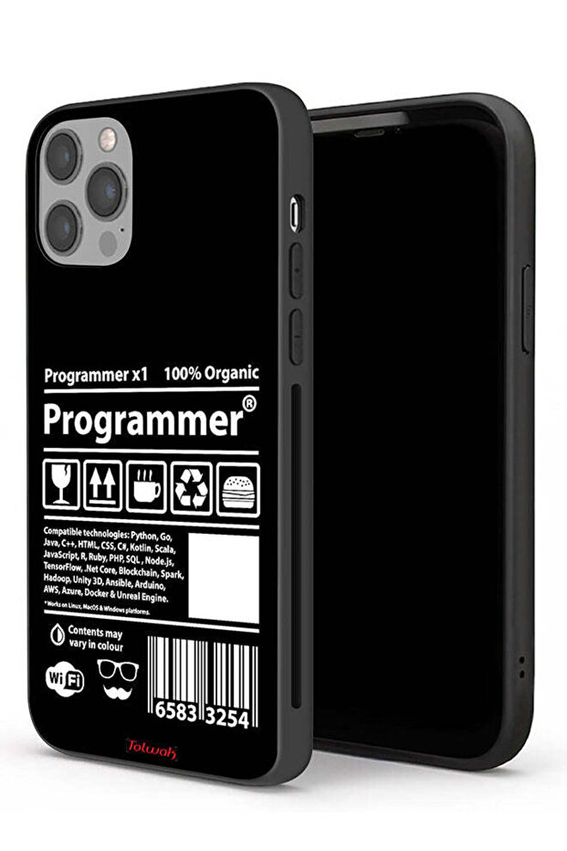 ملصق مبرمج لجراب الحماية لجهاز Apple iPhone 12 Pro - 1