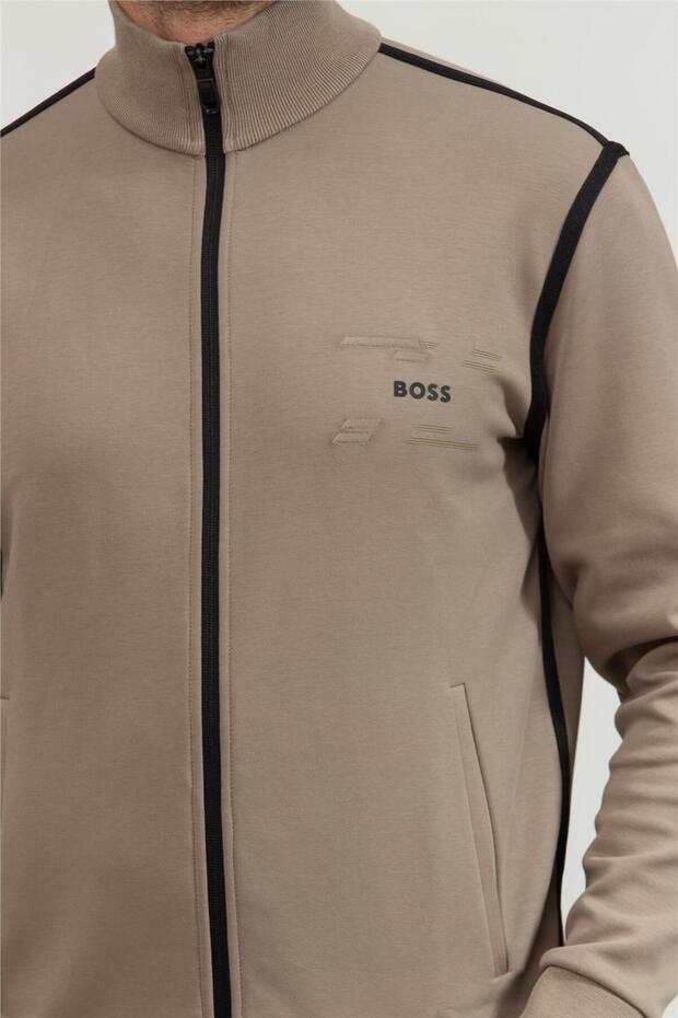 Erkek Fermuarlı Sweatshirt - 4