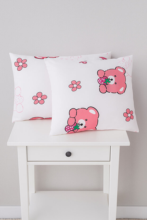 Children's Pillow Case - 50X70 cm - 2 Pieces - Pink