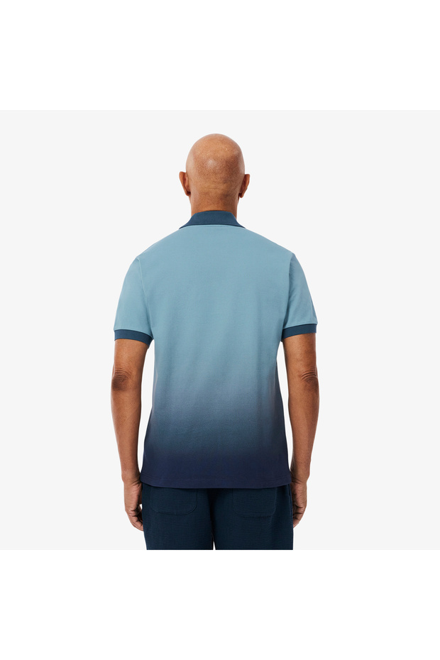 Erkek Classic Fit Renk Bloklu Lacivert Polo - 3