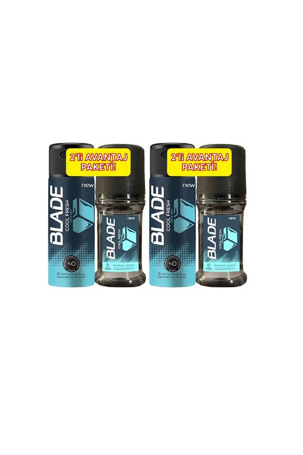 2 adet Cool Fresh 150 ml deodorant +2 adet Roll On 50 ml - 1