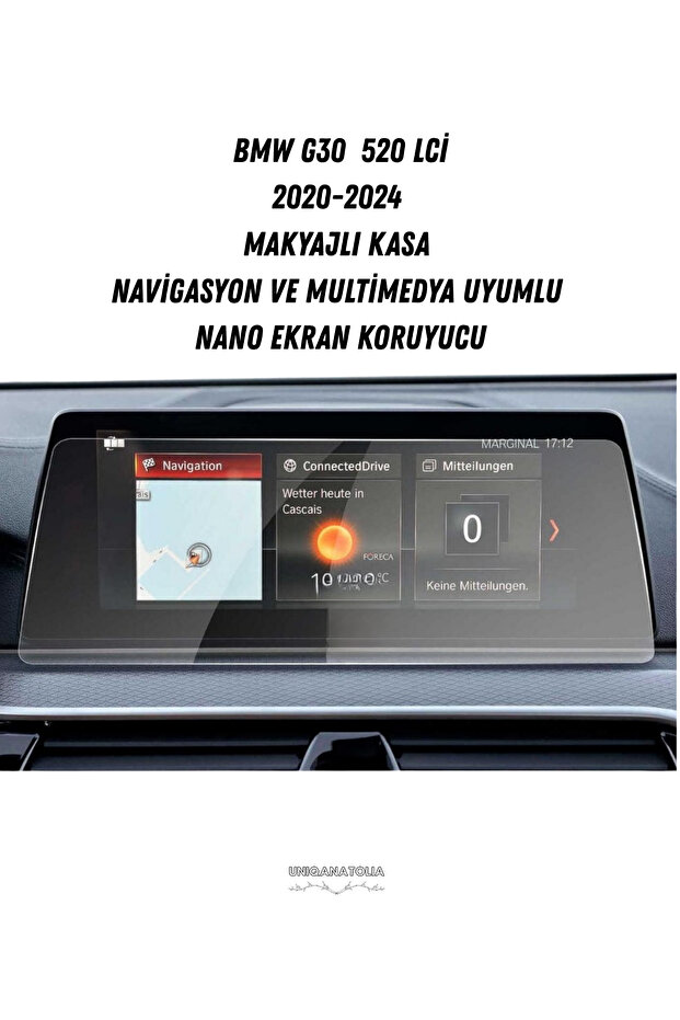 Bmw G30 520 Lci حافظة مكياج متوافقة مع شاشة النانو