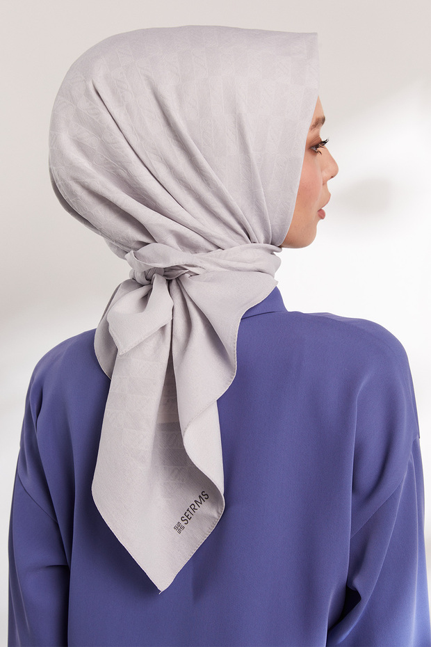 SS Logolu Monogram Eşarp - 3