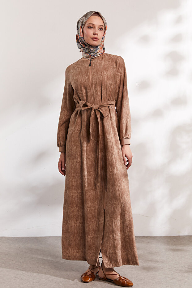 Fermuarlı Bomber Pardösü - 1