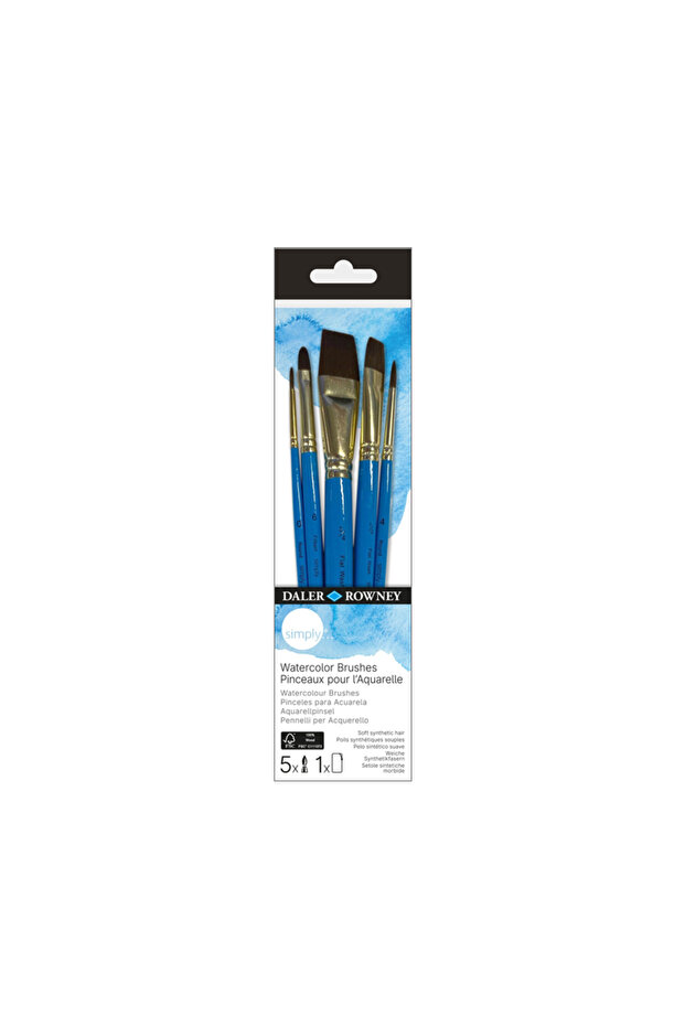 Simply Watercolor Brush Set of 5