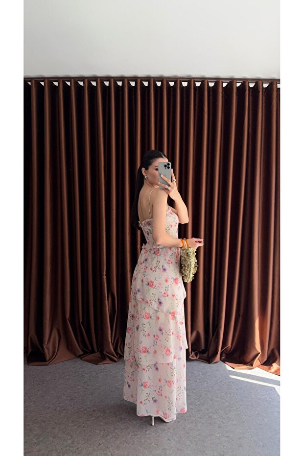 Rochie digitală din șifon - 2