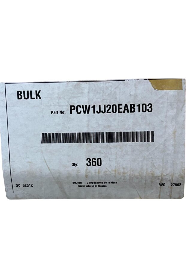 Pcw1J-J20-Eab103 Bourns 10K Potentiometer - 5