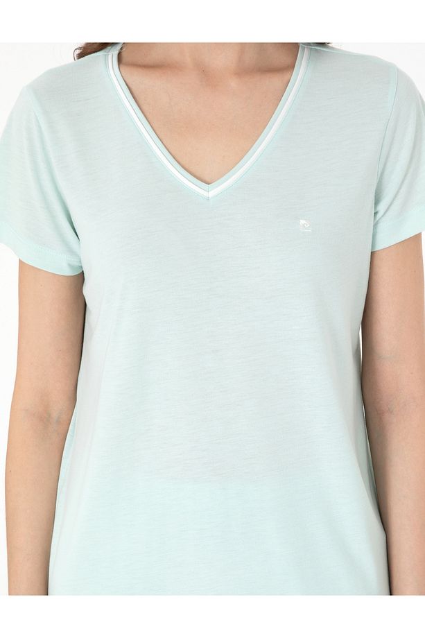 Mint Kısakollu Pijama Takımı 50318972-VR090 - 6