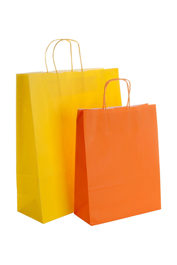 yellow paper bag - 1