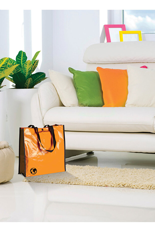 orange shopping bag - 2