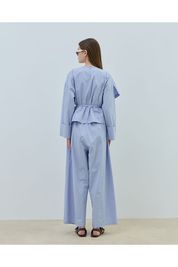 Layer Poplin Bluz - 3