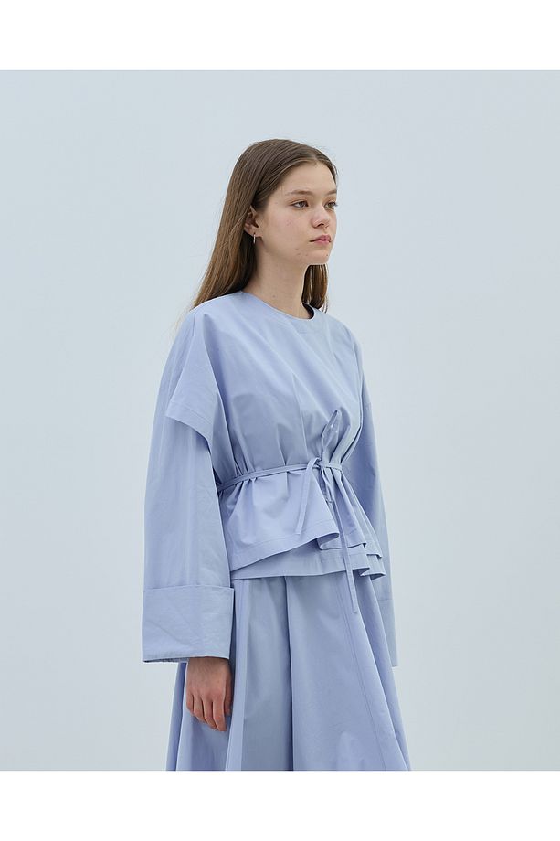 Layer Poplin Bluz - 1