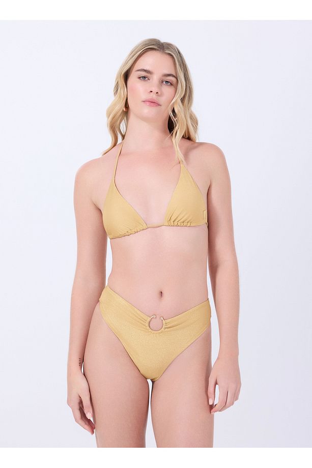 Sarı Kadın Yüksek Bel Normal Kalıp Bikini Alt E4GO11KC632-A21R - 1