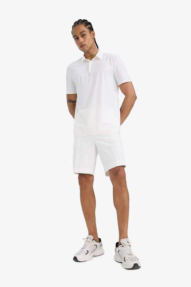 DeFactoFit Standart Fit Sporcu Kısa Paça Dokuma Şort E4136AX25SM - 3