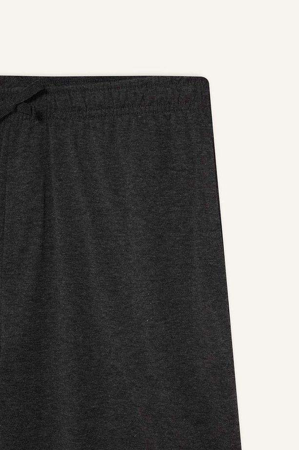 Pijama Takımı Kısa Kollu Üst Beli Bağcıklı Şort F7381AX25HS - 5