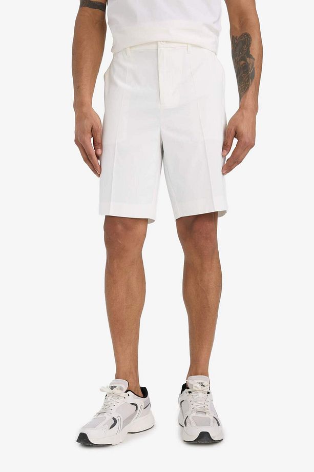 DeFactoFit Standart Fit Sporcu Kısa Paça Dokuma Şort E4136AX25SM - 1